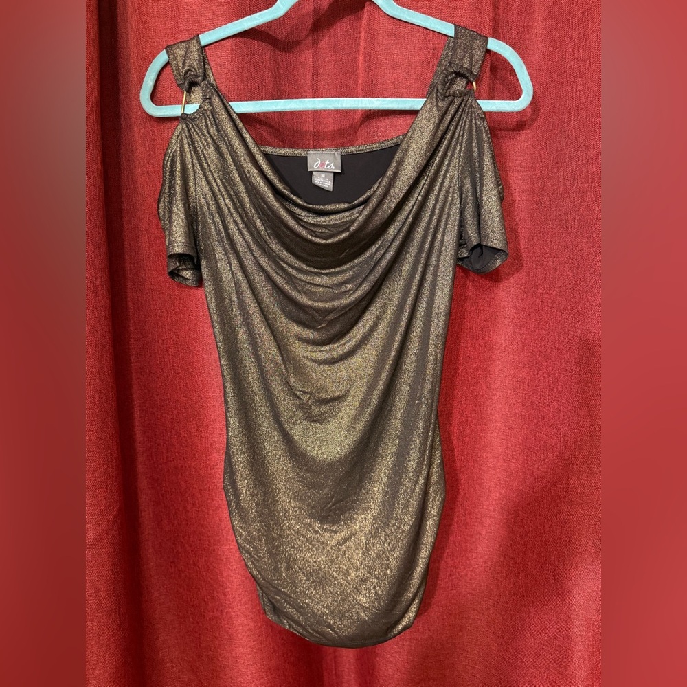 Elegant Metallic Top